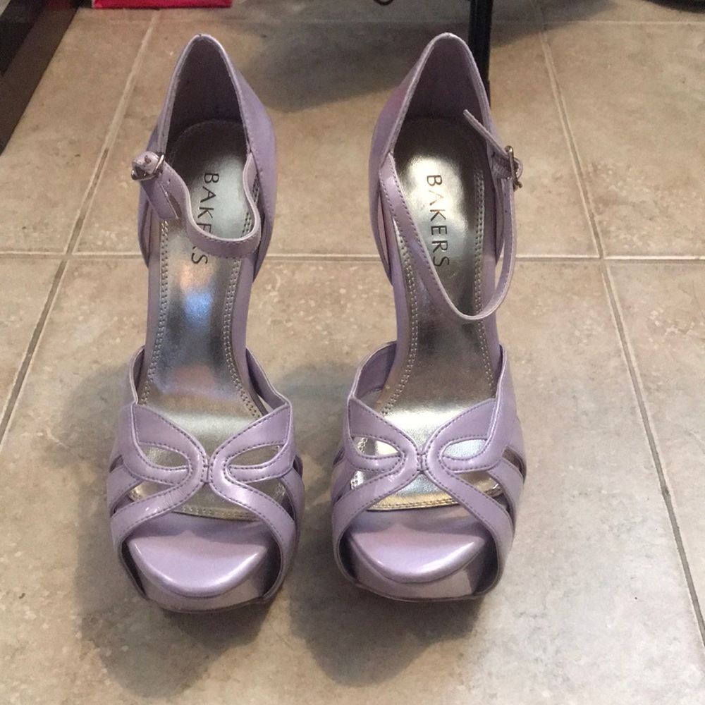 6” Inch Platform Purple Heels